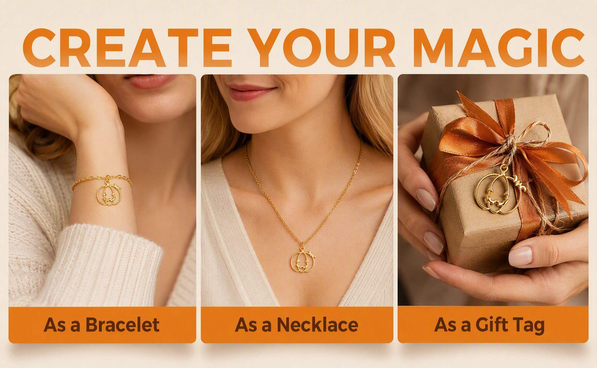 Resin Art Necklace - 20Pcs Premium Pumpkin Shape Resin Molds