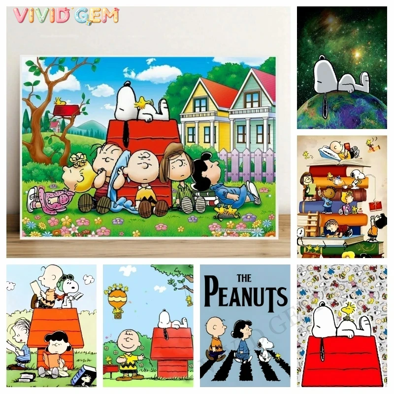 VIVID GEM 2026 New Cute Snoopy - огляд і ціна Resin Art Canvas
