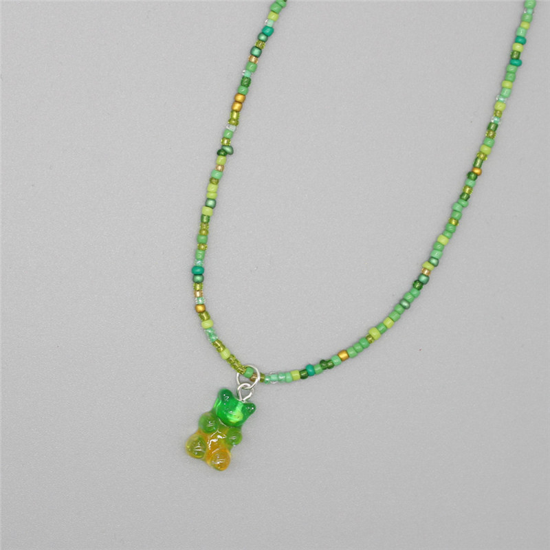 New Bohemia Korean Lover Color - огляд і ціна Resin Art Necklace