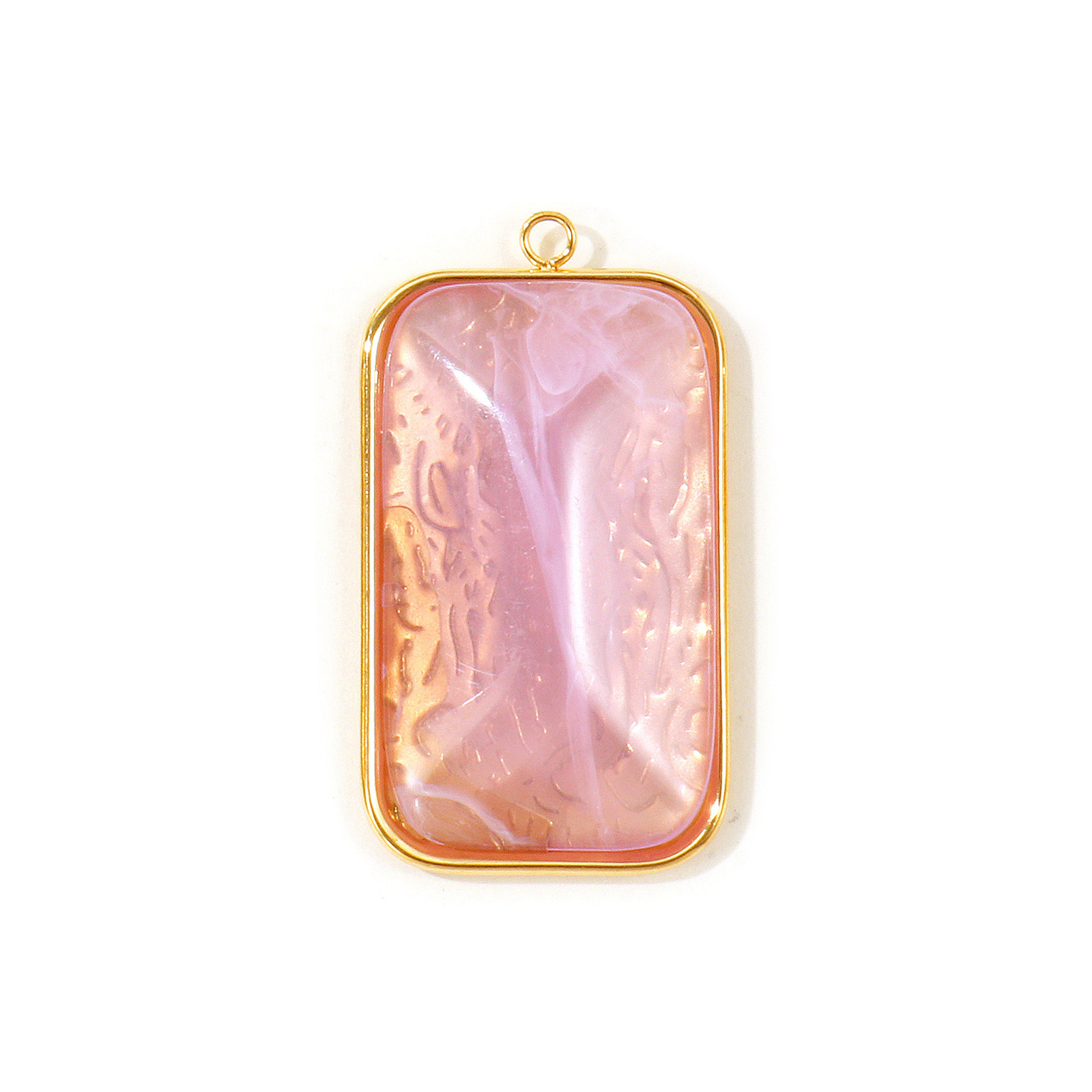 1pc Multicolor Geometric Recta - огляд і ціна Resin Art Necklace