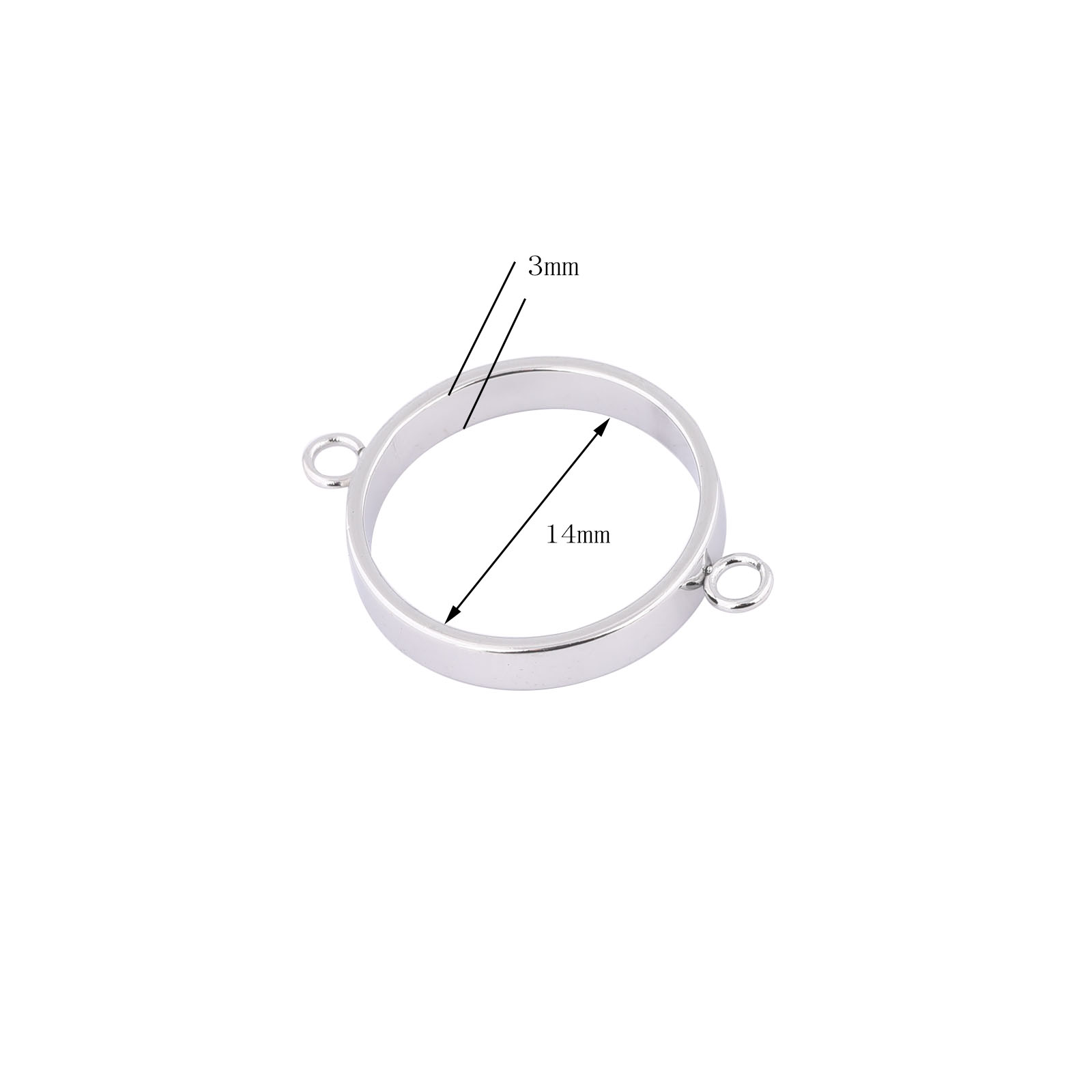 10pcs Stainless Steel 14mm Ope - огляд і ціна Resin Art Box