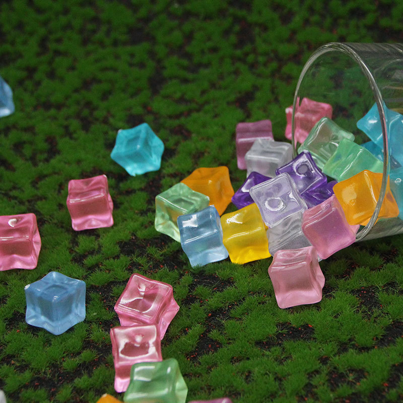 20pcs Luminous 14cm Stone Squa - огляд і ціна Resin Art Cube