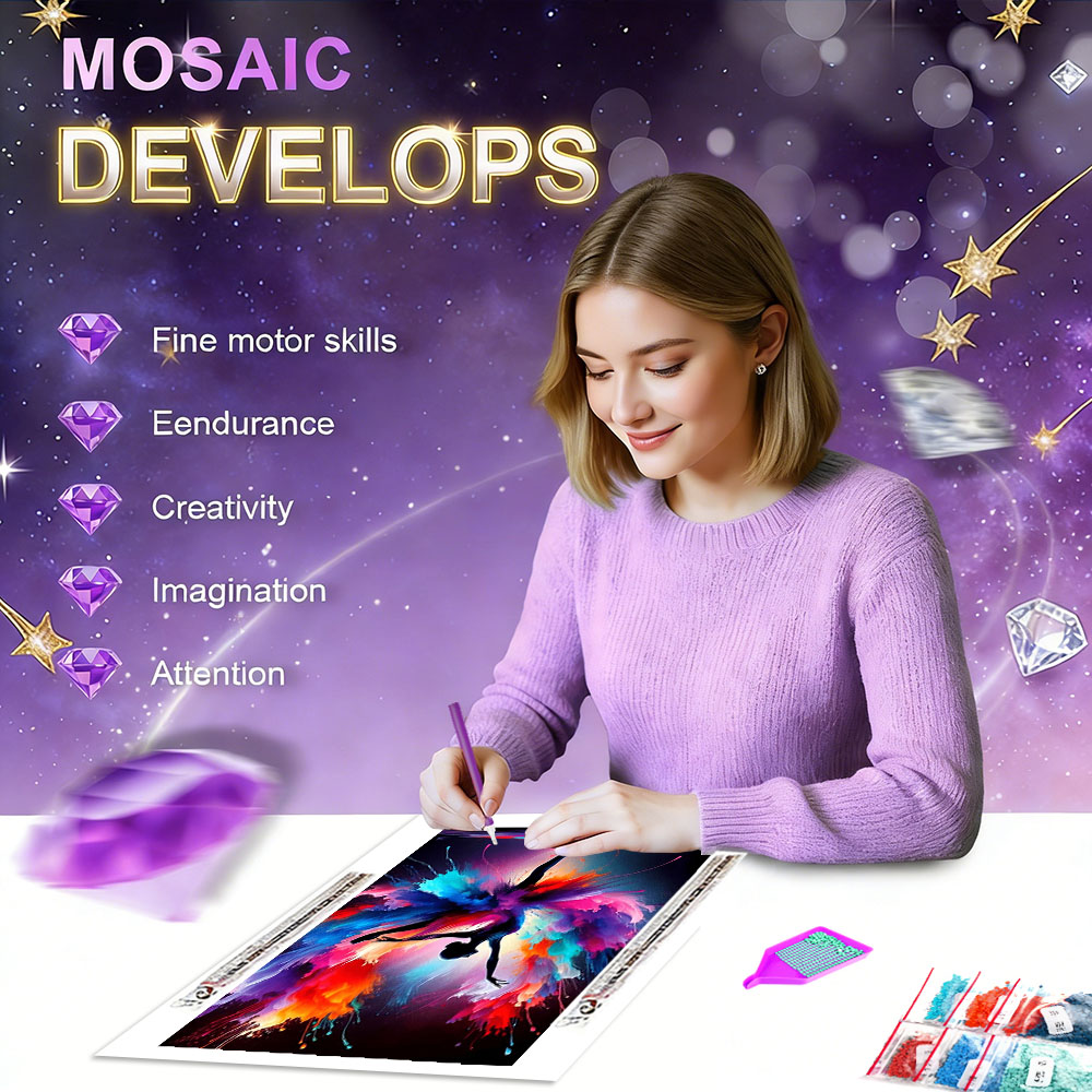 HUACAN 5d Diy Diamond Mosaic K - огляд і ціна Resin Art Wallpaper