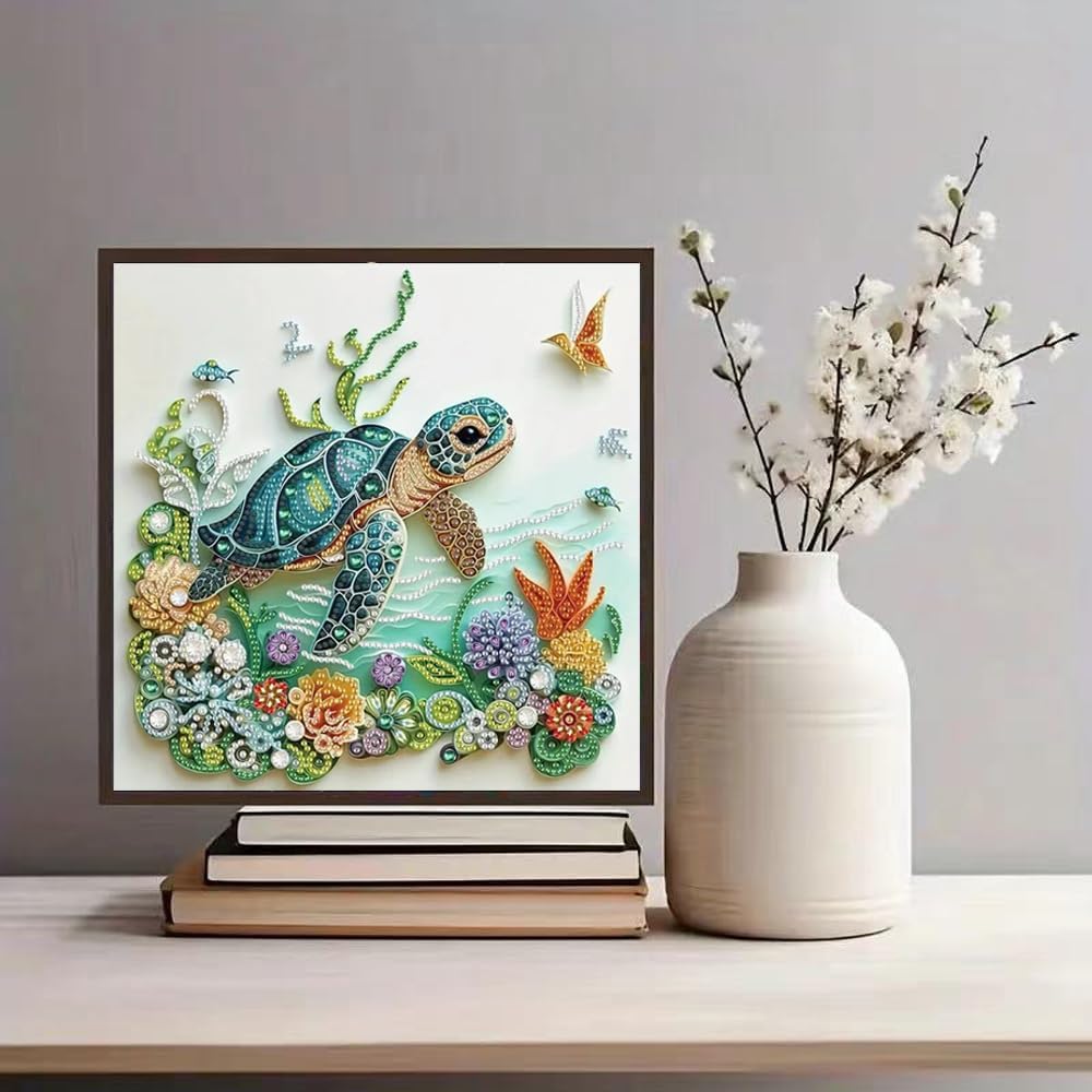 Sea Turtle Animal Diamond Pain - огляд і ціна Resin Art For Beginners