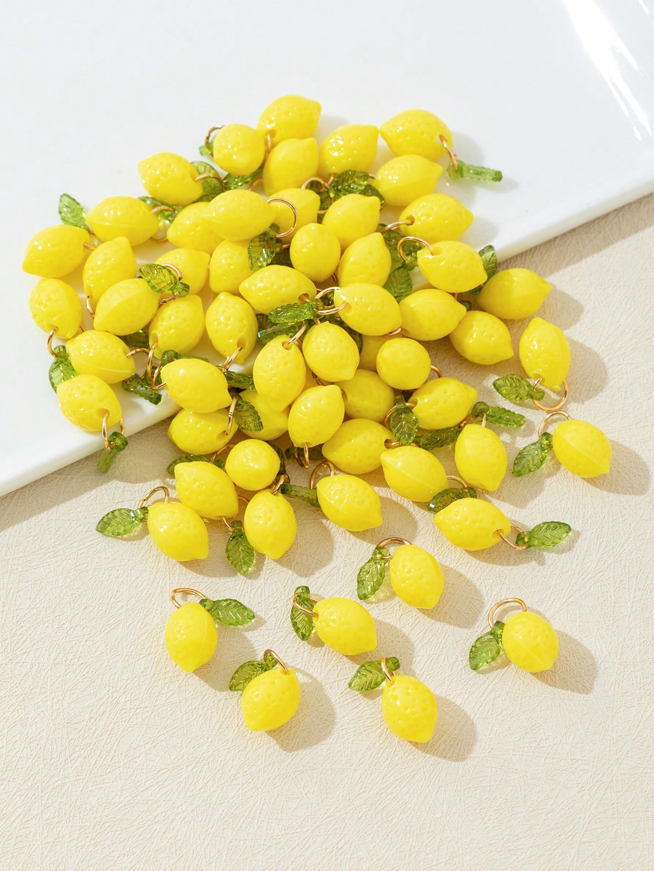 10Pcs 3D Lemon Resin Charms Pe - огляд і ціна Resin Art Decor
