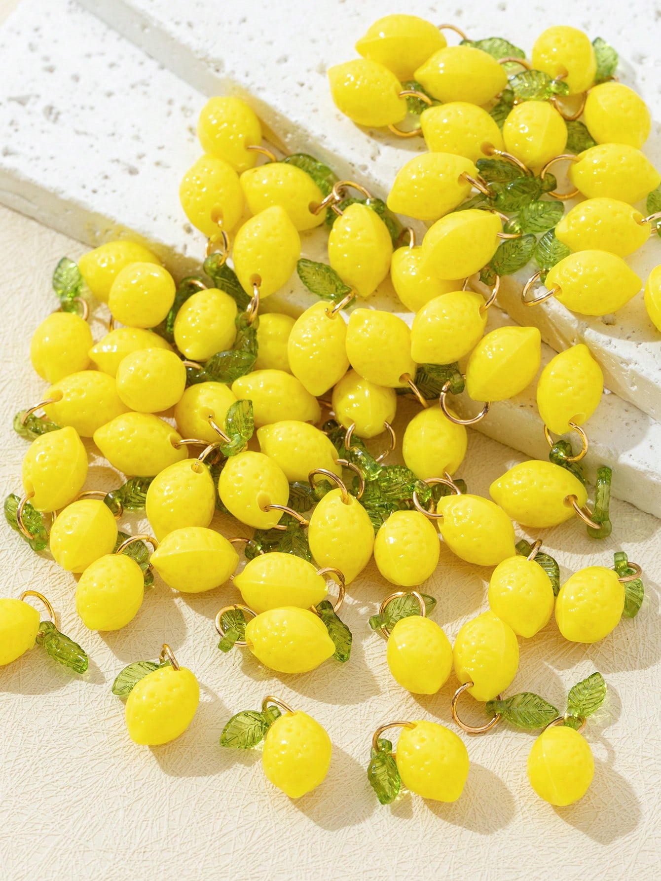 10Pcs 3D Lemon Resin Charms Pe - огляд і ціна Resin Art Decor