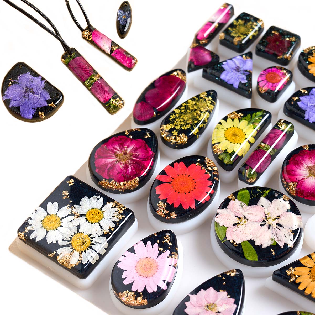 Time Stone Pendant Silicone Mo - огляд і ціна Resin Art Necklace