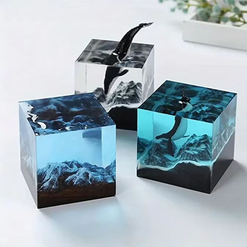 Cube Resin Mold, Clear Silicon - огляд і ціна Resin Art Cube