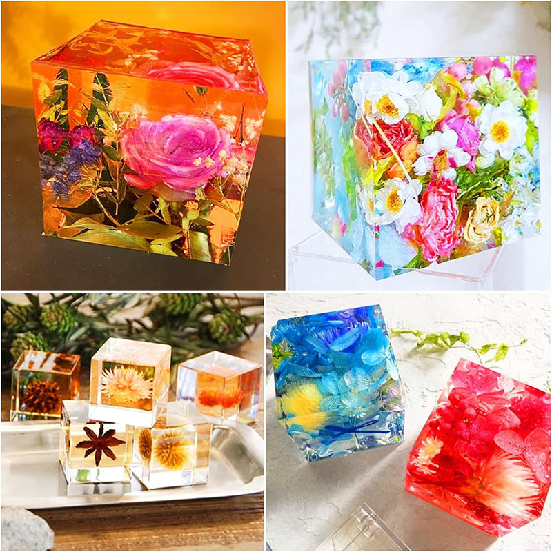 Cube Resin Mold, Clear Silicon - огляд і ціна Resin Art Cube