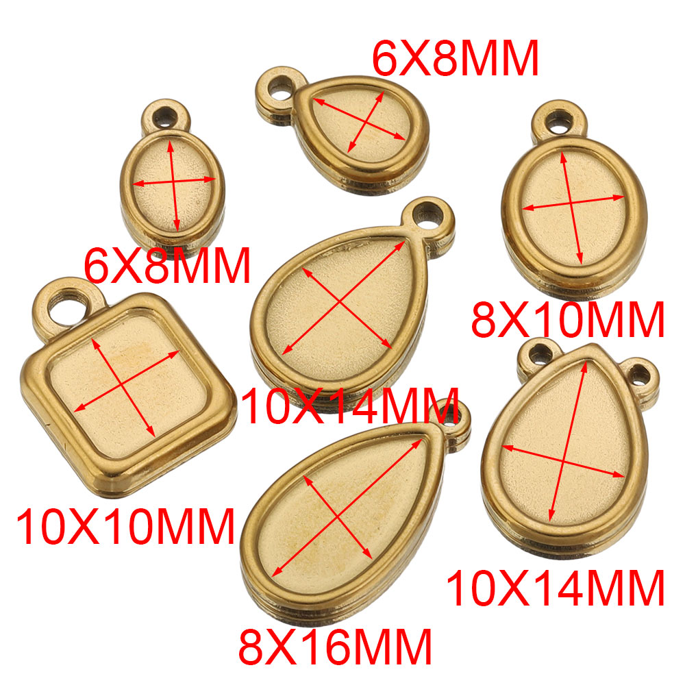 5pcs Stainless Steel Square Dr - огляд і ціна Resin Art Box
