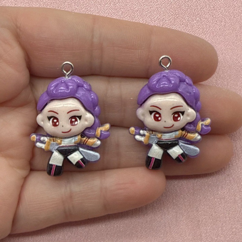 10pcs resin cartoon pendant, D - огляд і ціна Resin Art Box