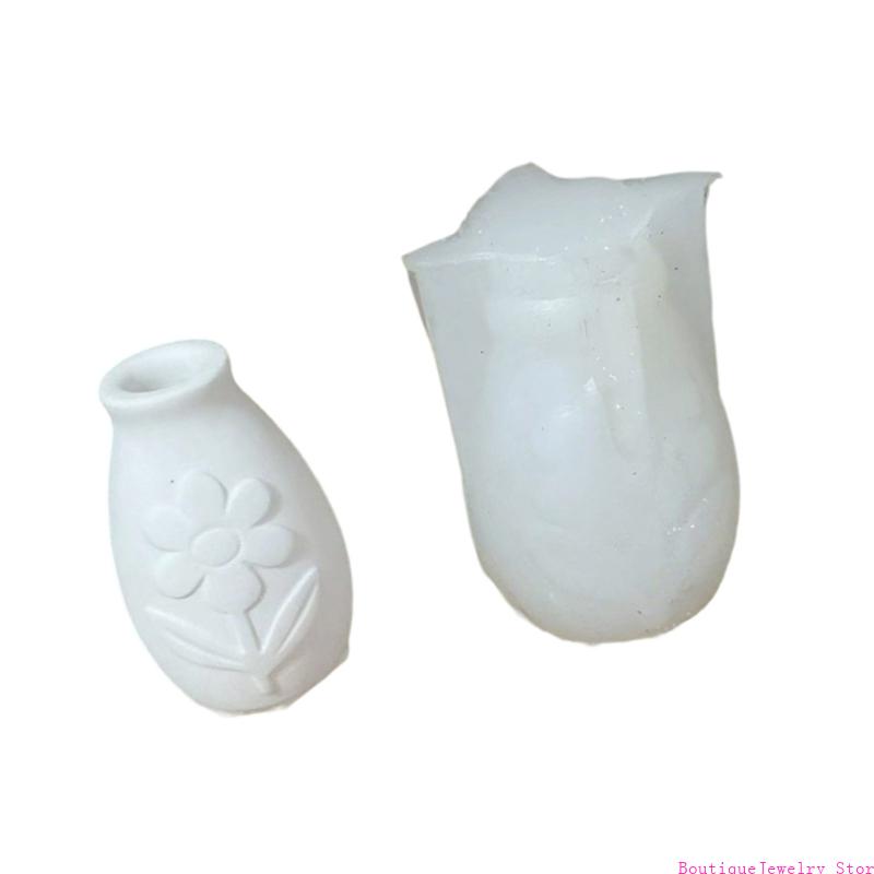 E1PE Silicone Flower Vase Mold - огляд і ціна Resin Art Class