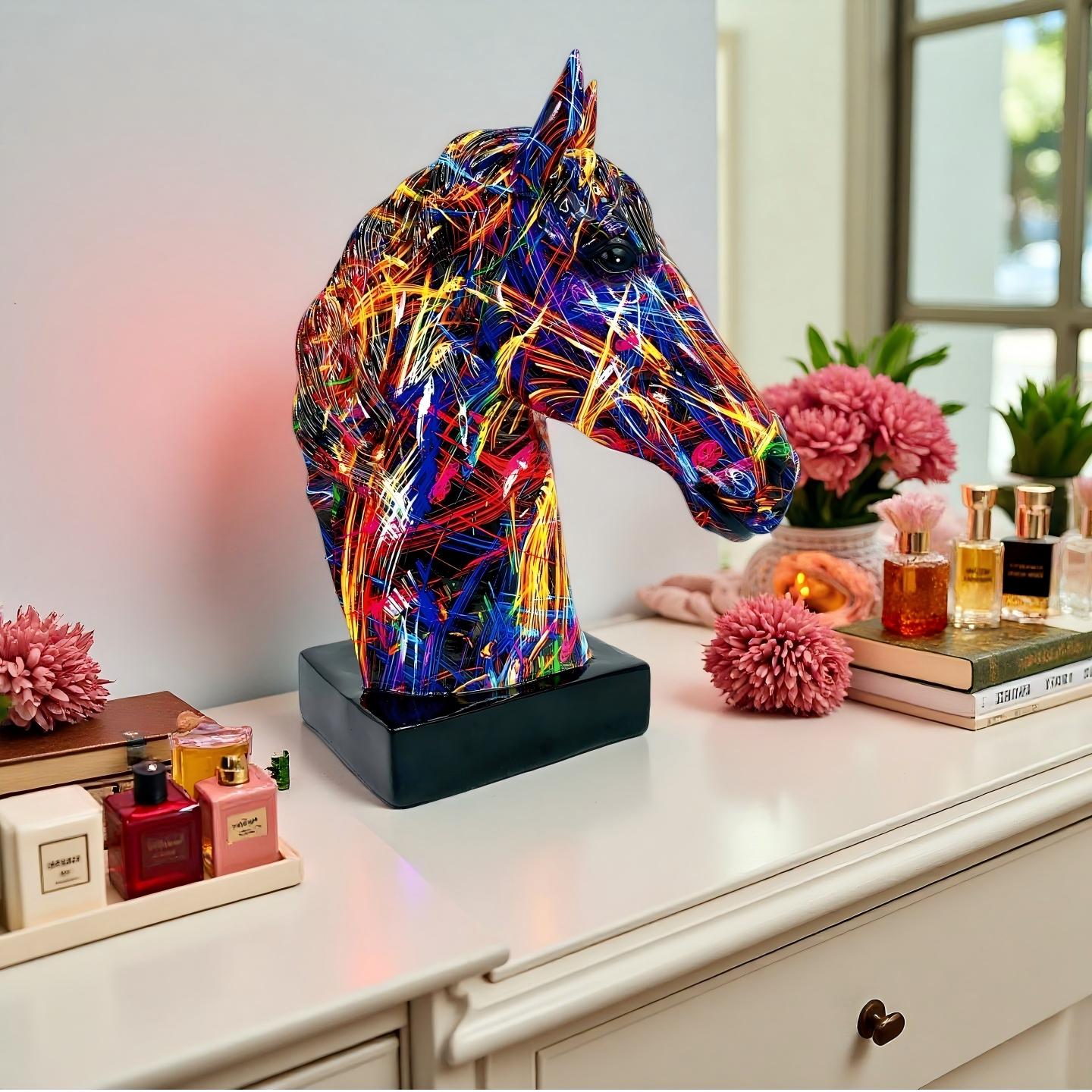 Creative Resin  Horse Head Orn - огляд і ціна Resin Art Decor