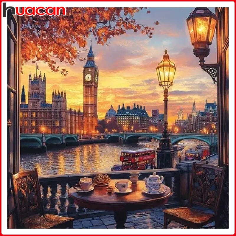 Huacan City Autumn Landscape D - огляд і ціна Resin Art Wallpaper