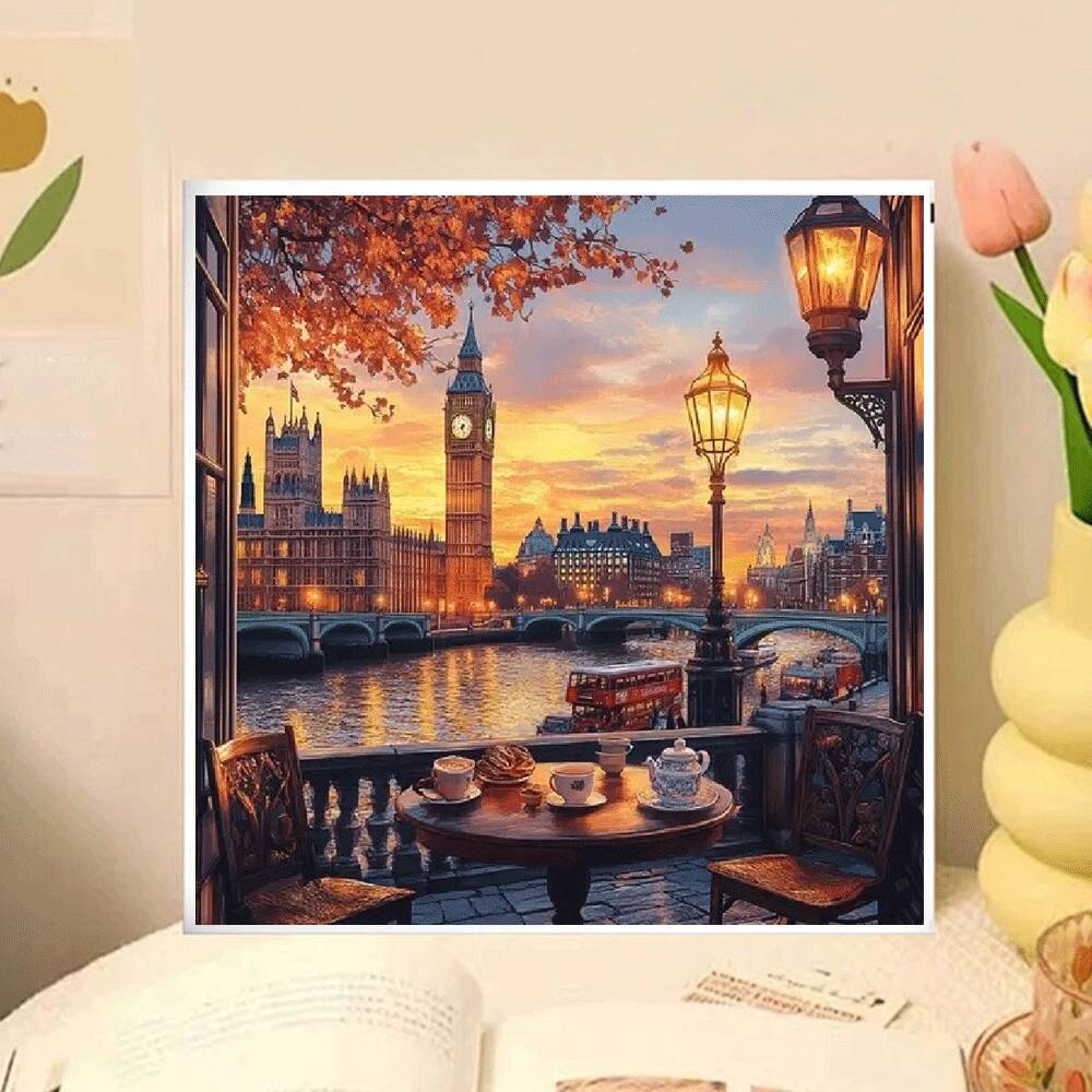Huacan City Autumn Landscape D - огляд і ціна Resin Art Wallpaper