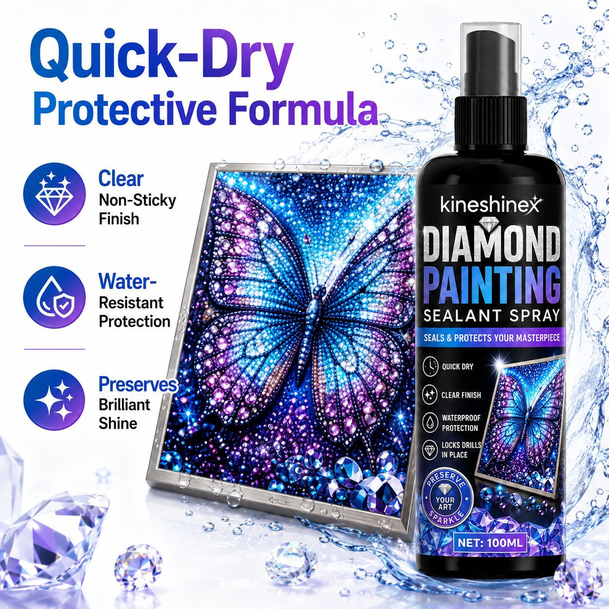 Diamond Painting Sealant Spray - огляд і ціна Resin Art Canvas