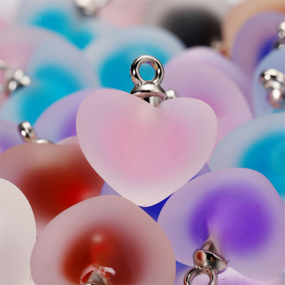 10pcs/lot Resin Frosted Multic - огляд і ціна Resin Art Necklace
