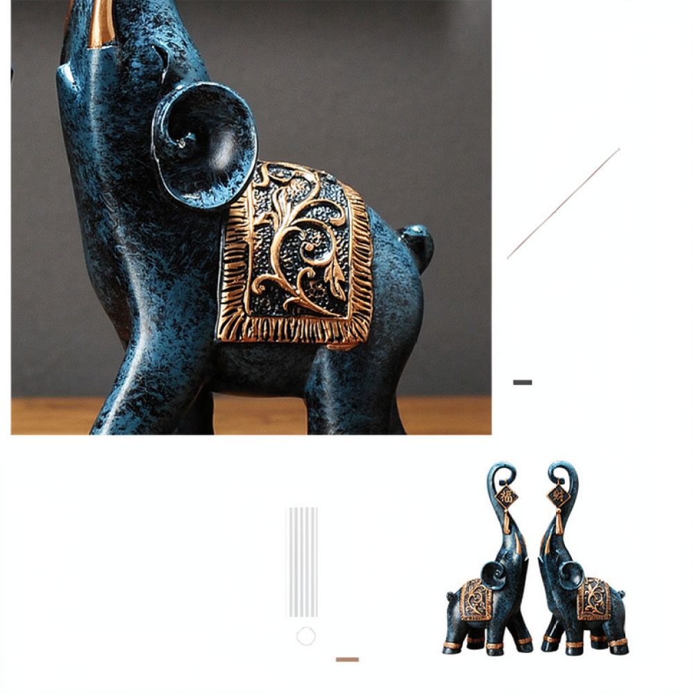 Abstract Resin Elephant Statue - огляд і ціна Resin Art Business