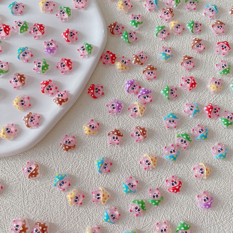 2/10/20pcs Kirby Nail Charms 3 - огляд і ціна Resin Art Decor