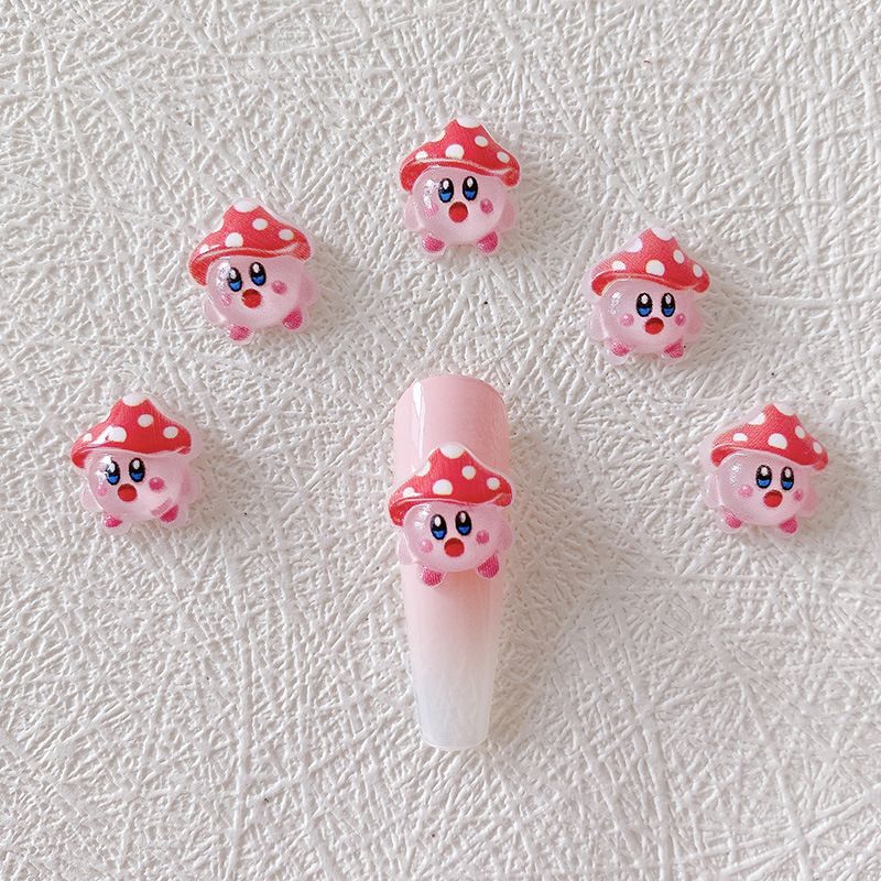 2/10/20pcs Kirby Nail Charms 3 - огляд і ціна Resin Art Decor