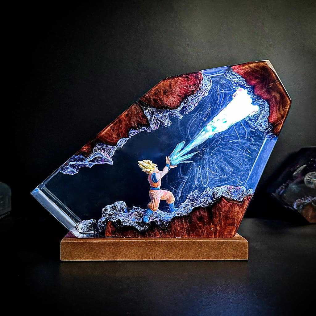 Goku Kamehameha Epoxy Resin LE - огляд і ціна Resin Art Goku