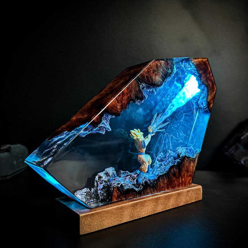 Goku Kamehameha Epoxy Resin LE - огляд і ціна Resin Art Goku