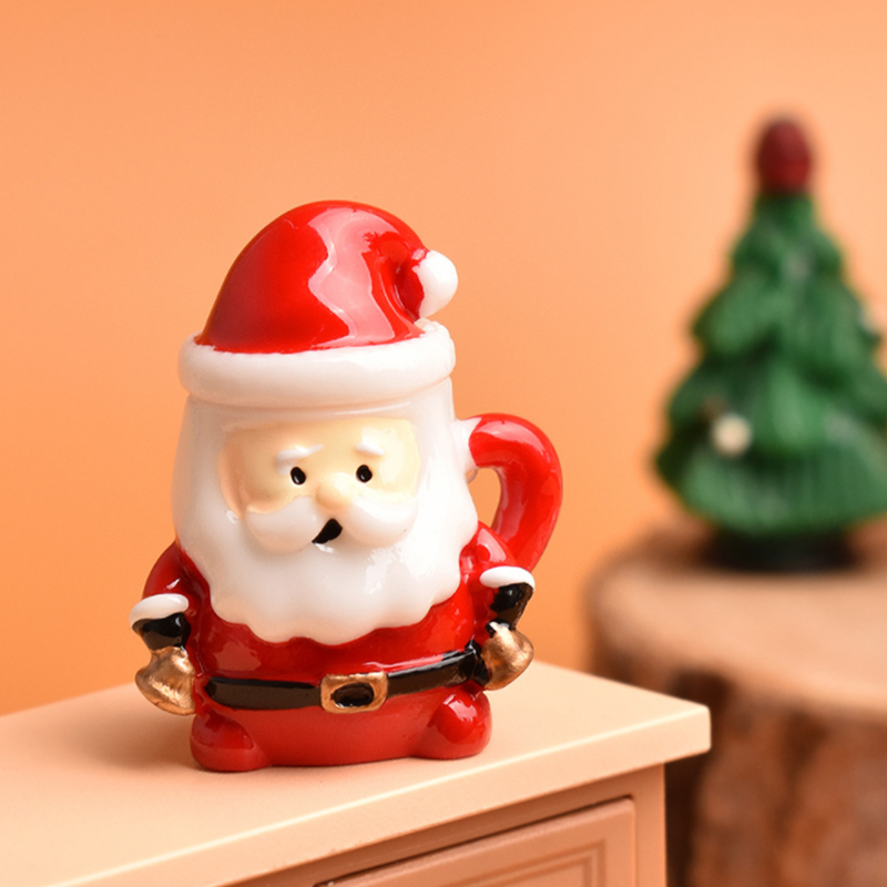Mini Santa Teacup Ornament - R - огляд і ціна Resin Art Decor