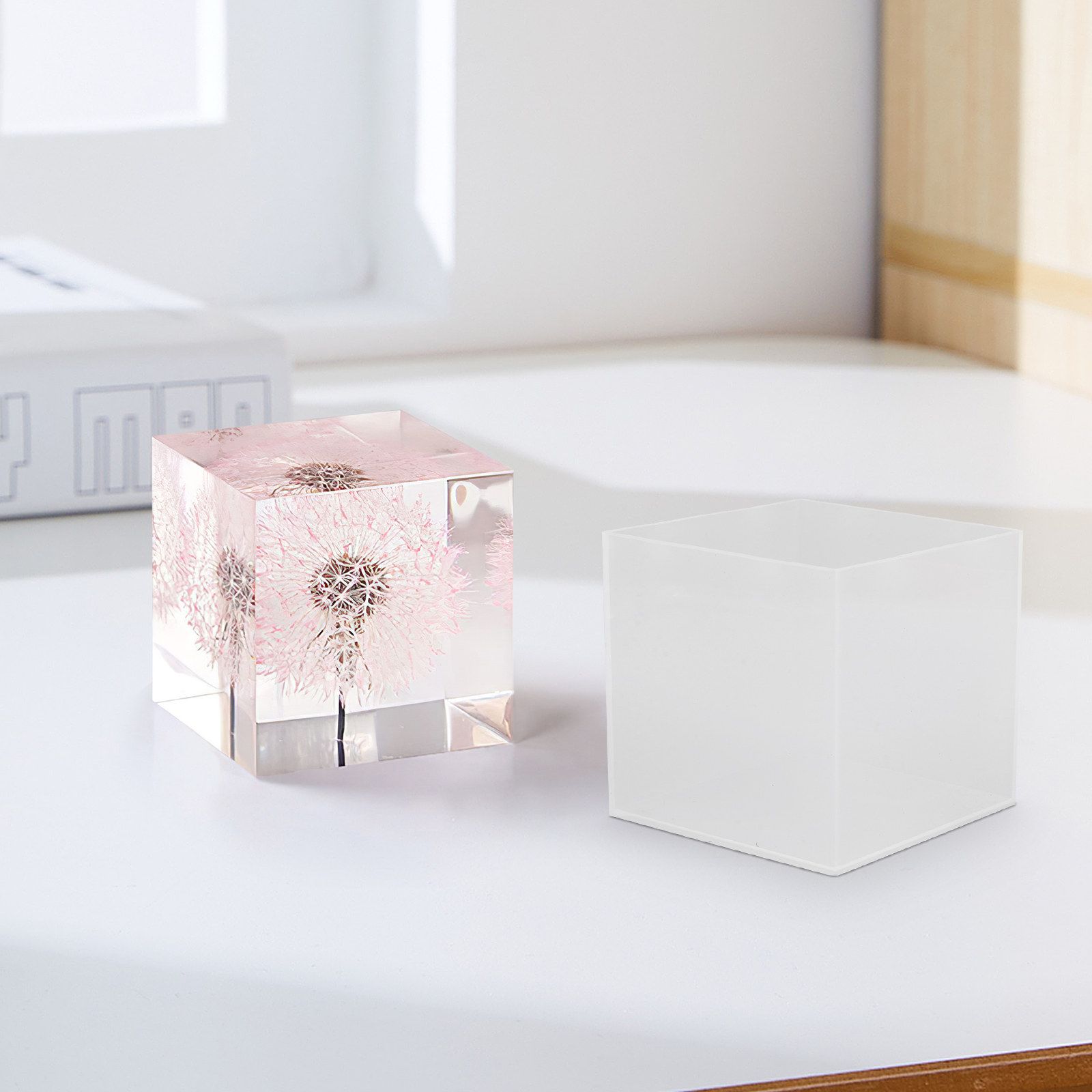 2Pcs Clear Silicone Epoxy Cube - огляд і ціна Resin Art Cube