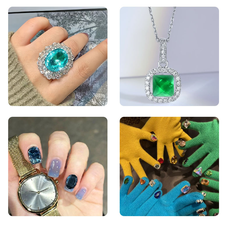 DIY Cube Ring Necklace Bracele - огляд і ціна Resin Art Necklace