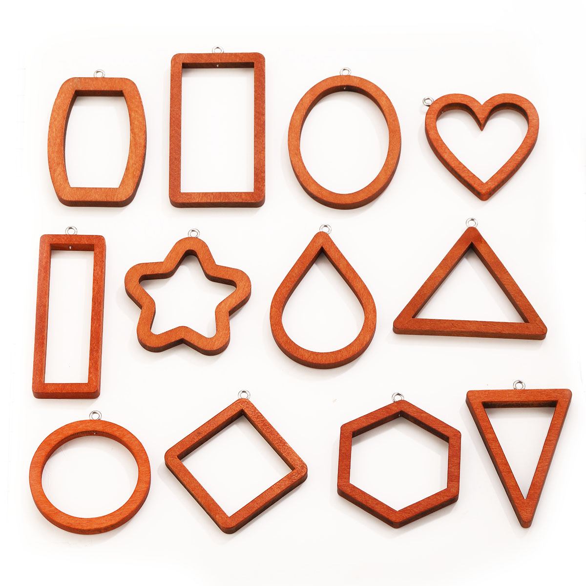 10PCS Triangle Rectangle Wood  - огляд і ціна Resin Art Box