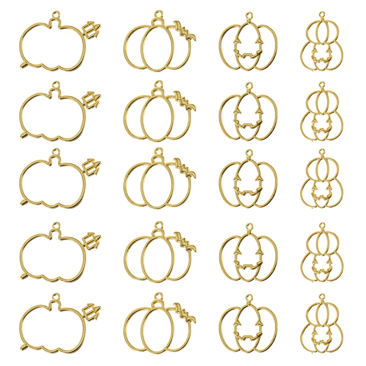 20Pcs Premium Pumpkin Shape Re - огляд і ціна Resin Art Necklace