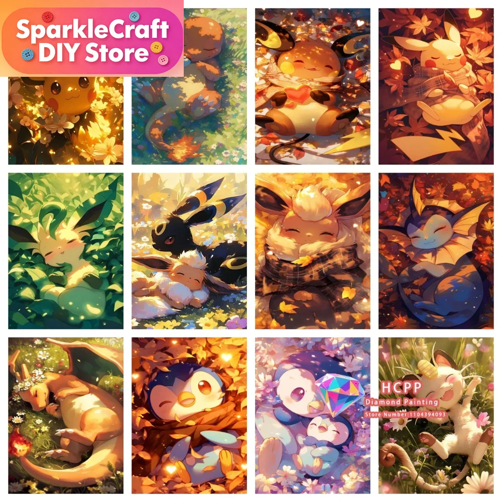 1pc frameless Cartoon Pokemon  - огляд і ціна Resin Art For Beginners