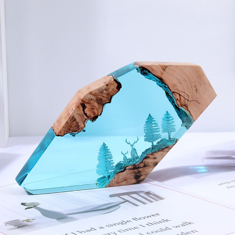 Forest Fairy Deer Desktop Art  - огляд і ціна Resin Art Decor