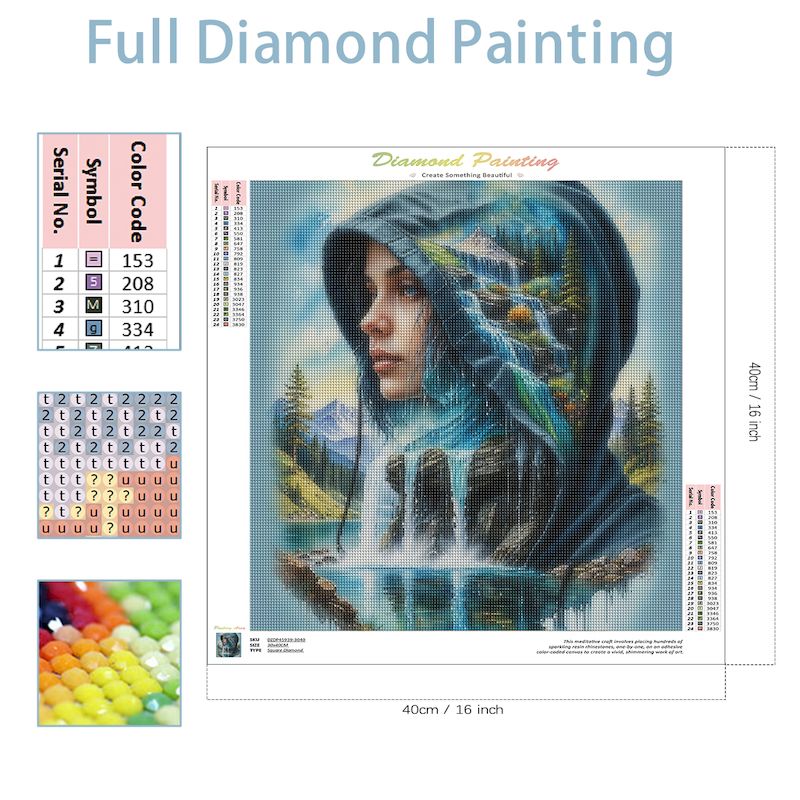 SDOYUNO Diy 5d Fantasy Women D - огляд і ціна Resin Art Wallpaper