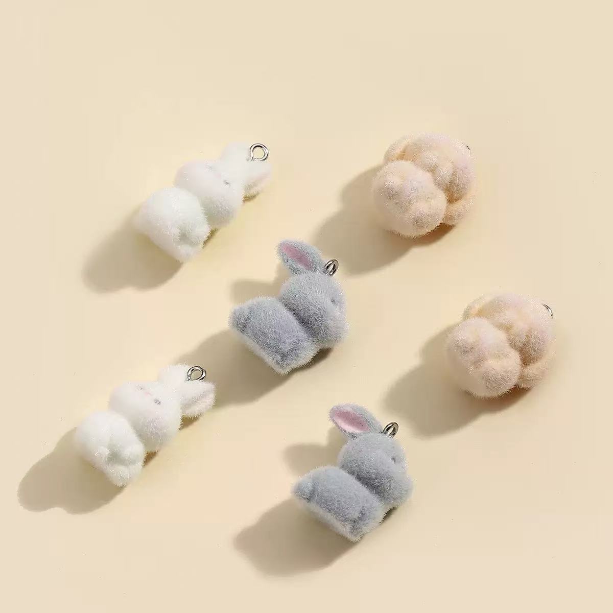 10pcs Flocking Little Rabbit R - огляд і ціна Resin Art Box