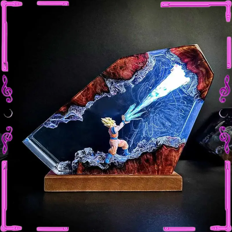 Goku Kamehameha Epoxy Resin LE - огляд і ціна Resin Art Goku