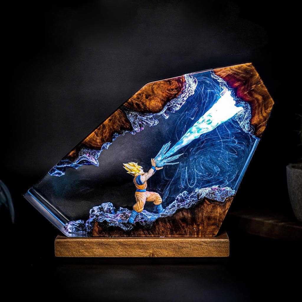 Goku Kamehameha Epoxy Resin LE - огляд і ціна Resin Art Goku