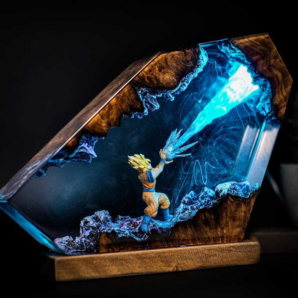 Goku Kamehameha Epoxy Resin LE - огляд і ціна Resin Art Goku