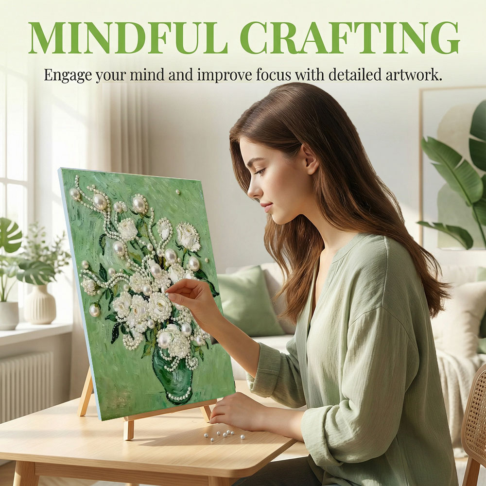 Huacan DIY Pearl Art Painting  - огляд і ціна Resin Art Wallpaper